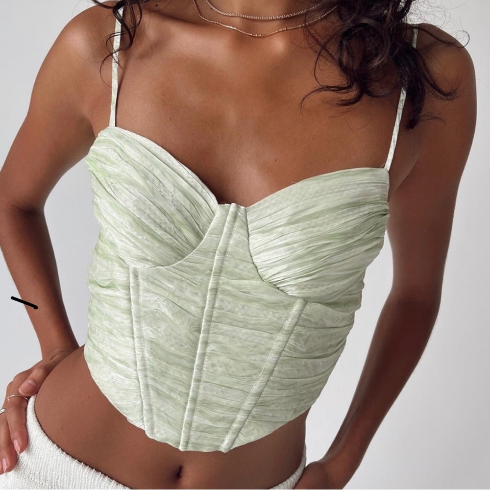 Princess Polly light green corset